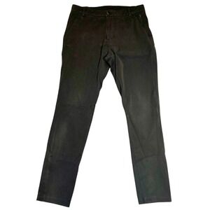 LULULEMON ABC Classic Fit 5 Pocket Pant 32"L Black Mens‎ Size 34 E4 Stretch